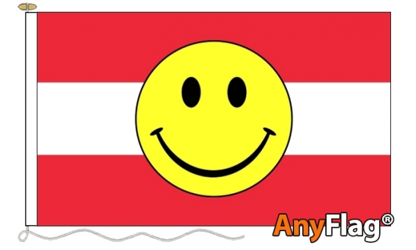 Austria Smiley Face Custom Printed AnyFlag®